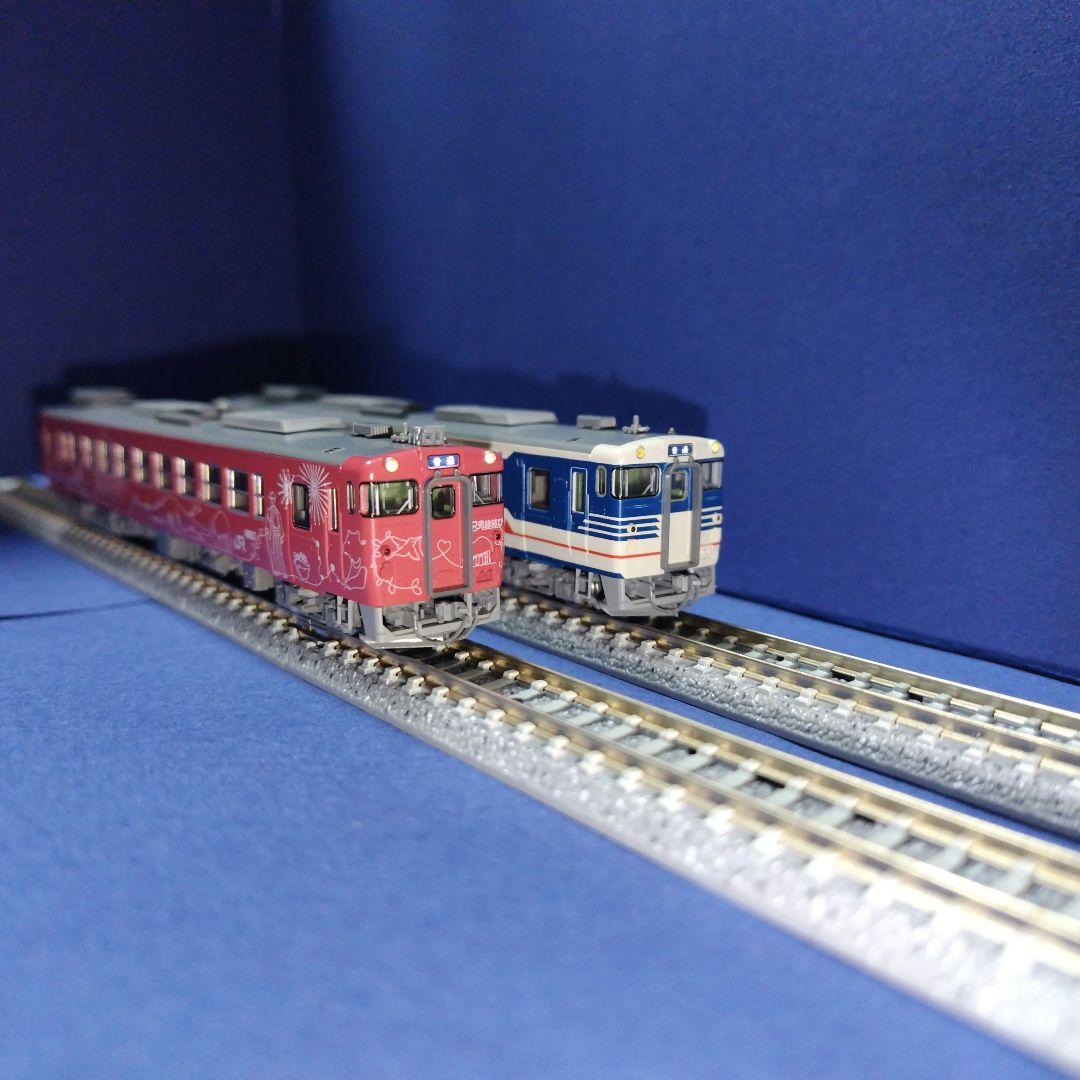 tomix キハ40新潟色青+キハ48只見縁結び2両セット　只見線　美品Nゲージ