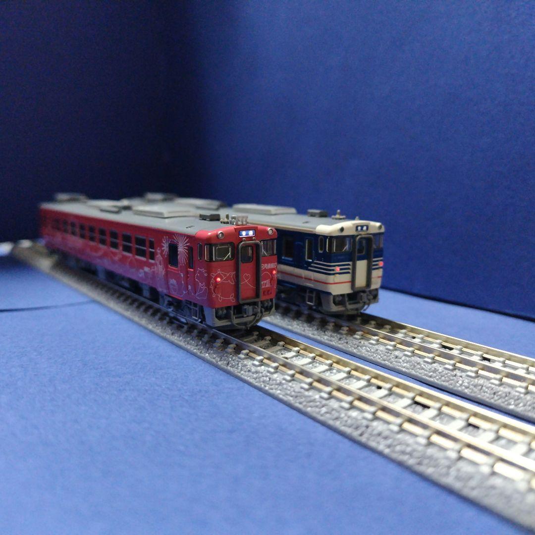 tomix キハ40新潟色青+キハ48只見縁結び2両セット　只見線　美品Nゲージ