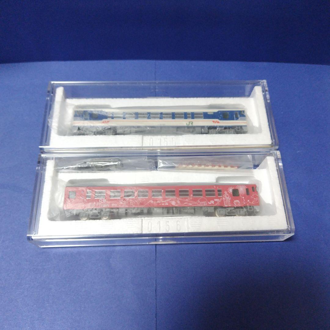 tomix キハ40新潟色青+キハ48只見縁結び2両セット　只見線　美品Nゲージ