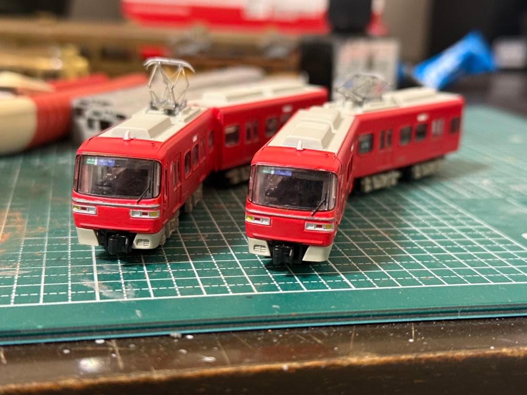 Bトレ 鉄道模型 名鉄1200系旧塗装改造 1380系