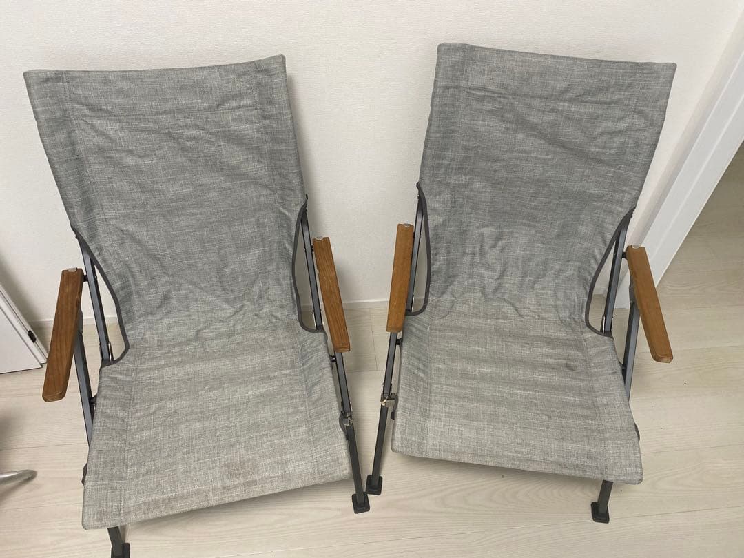 スノーピーク６５周年ローチェア３０メランジグレー　2脚セット