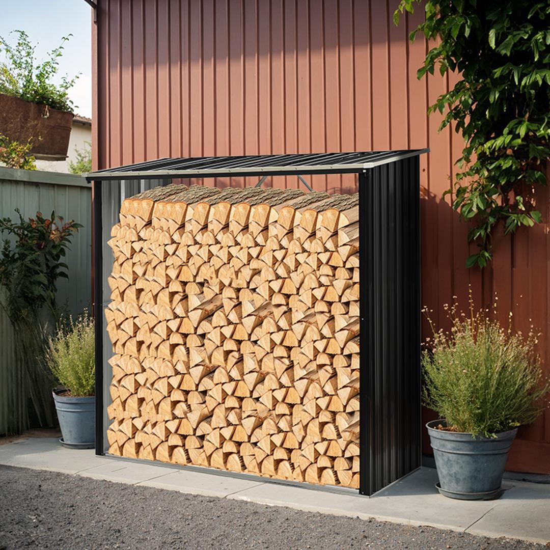 家庭用薪ラック 耐荷重300KG 薪棚 薪ストッカー 薪置き棚 薪ストーブグッズ