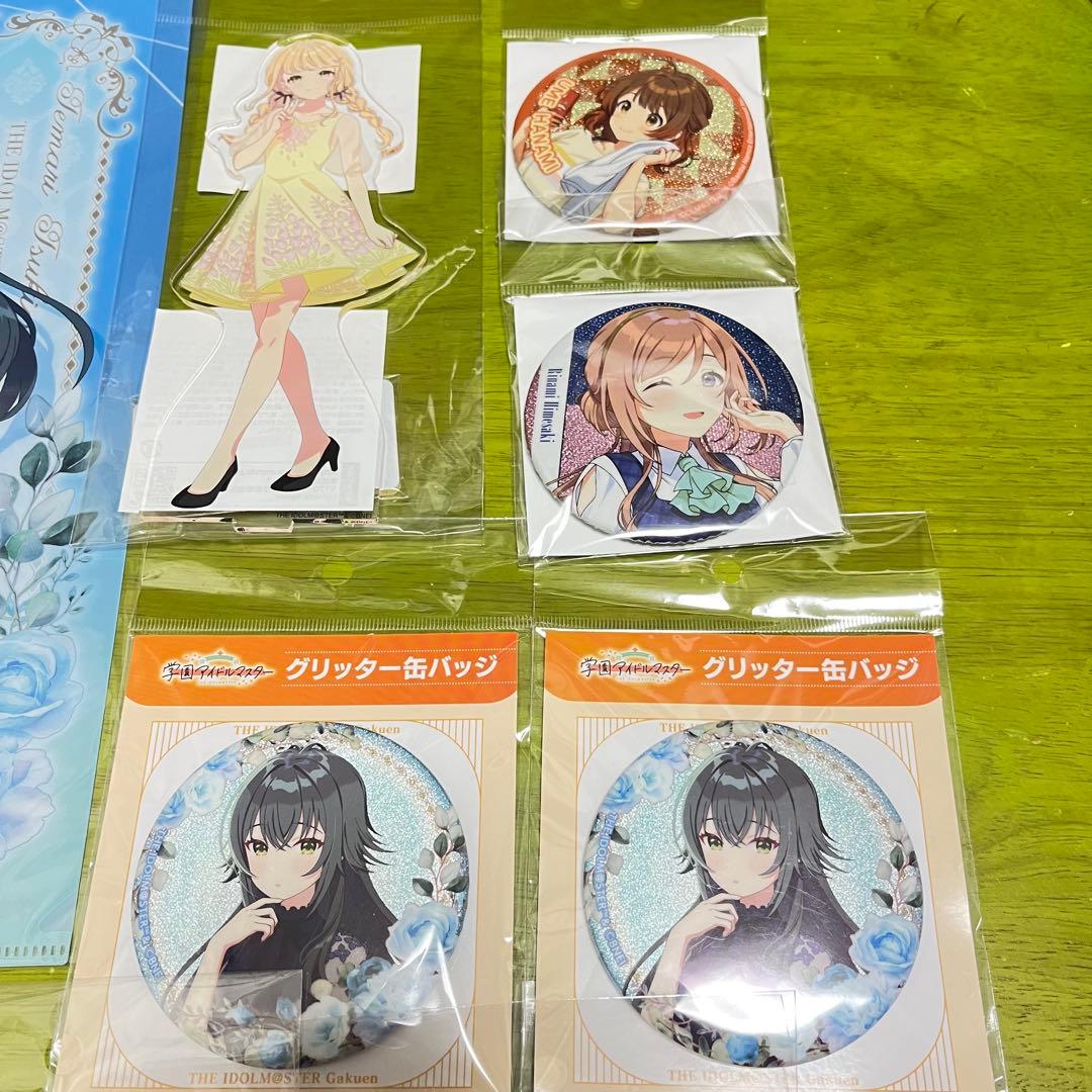 学園アイドルマスター 学マス 缶バッジ アクスタ 姫崎莉波 花海咲季 月村手毬