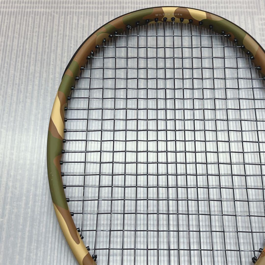 【美品】Wilson BURN 95 カモフラージュ テニスラケット G2