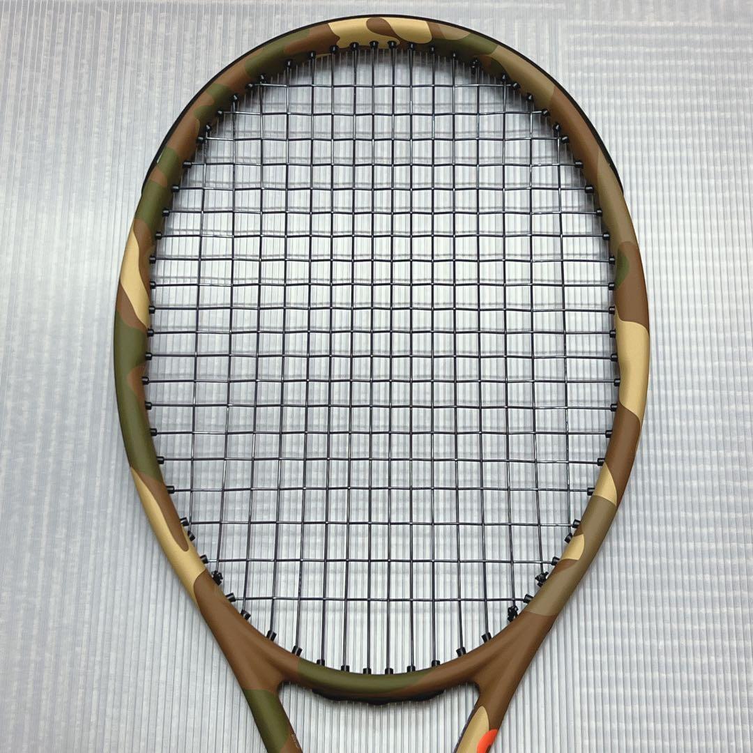 【美品】Wilson BURN 95 カモフラージュ テニスラケット G2