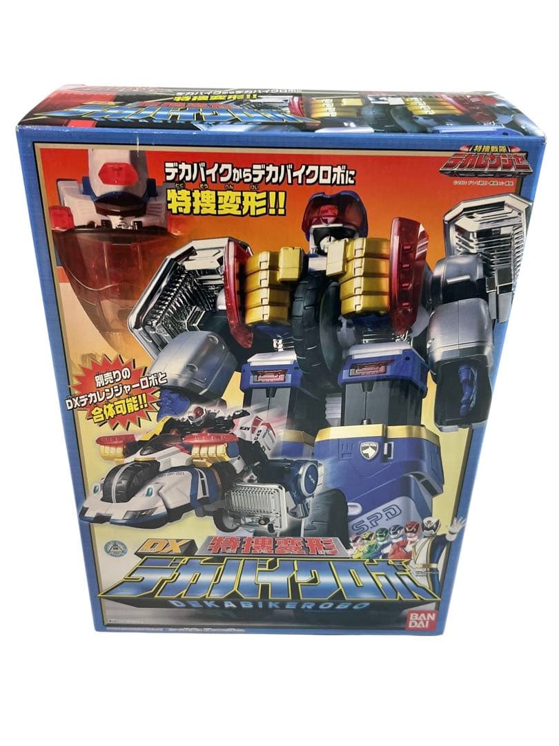 未開封・未使用品　特捜変形　DX デカバイクロボ　特捜戦隊デカレンジャー