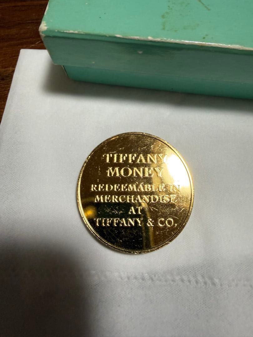 Tiffany Money $100（silverに18金メッキ加工)
