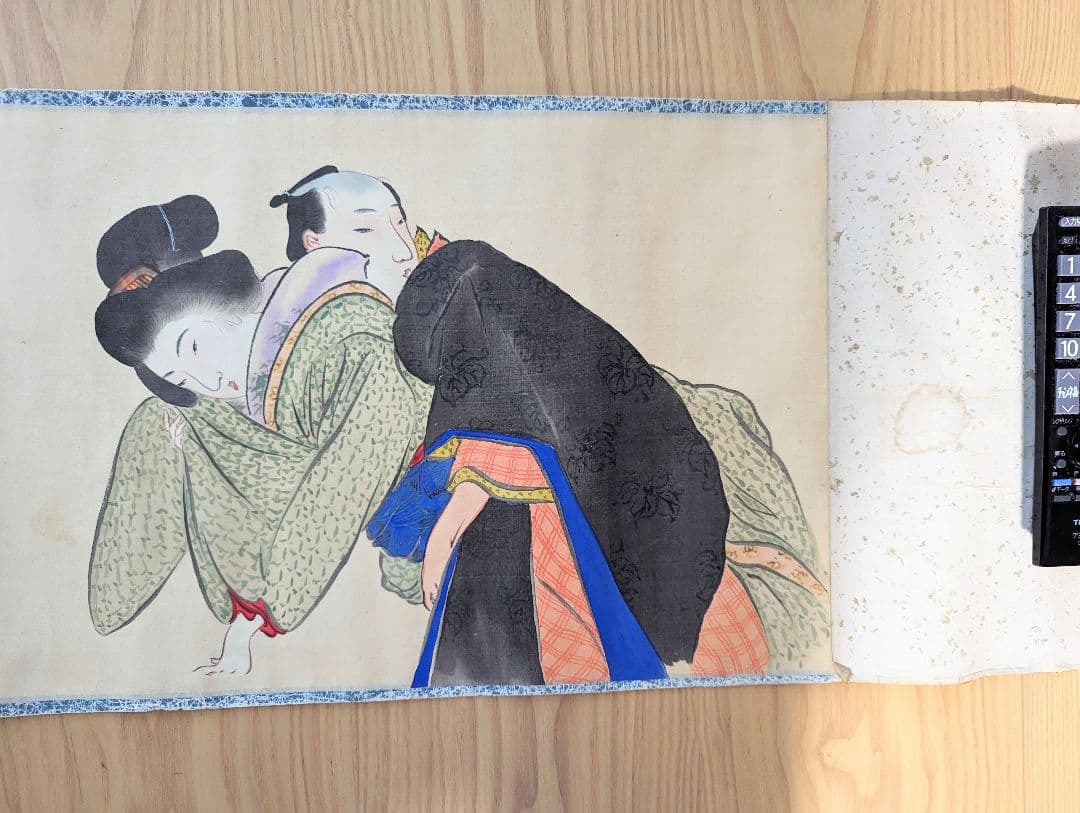 春画　巻物　浮世絵　蒔絵　希少　アンティ―ク　古美術品　骨董