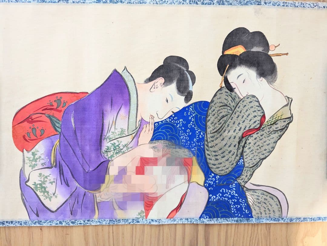 春画　巻物　浮世絵　蒔絵　希少　アンティ―ク　古美術品　骨董