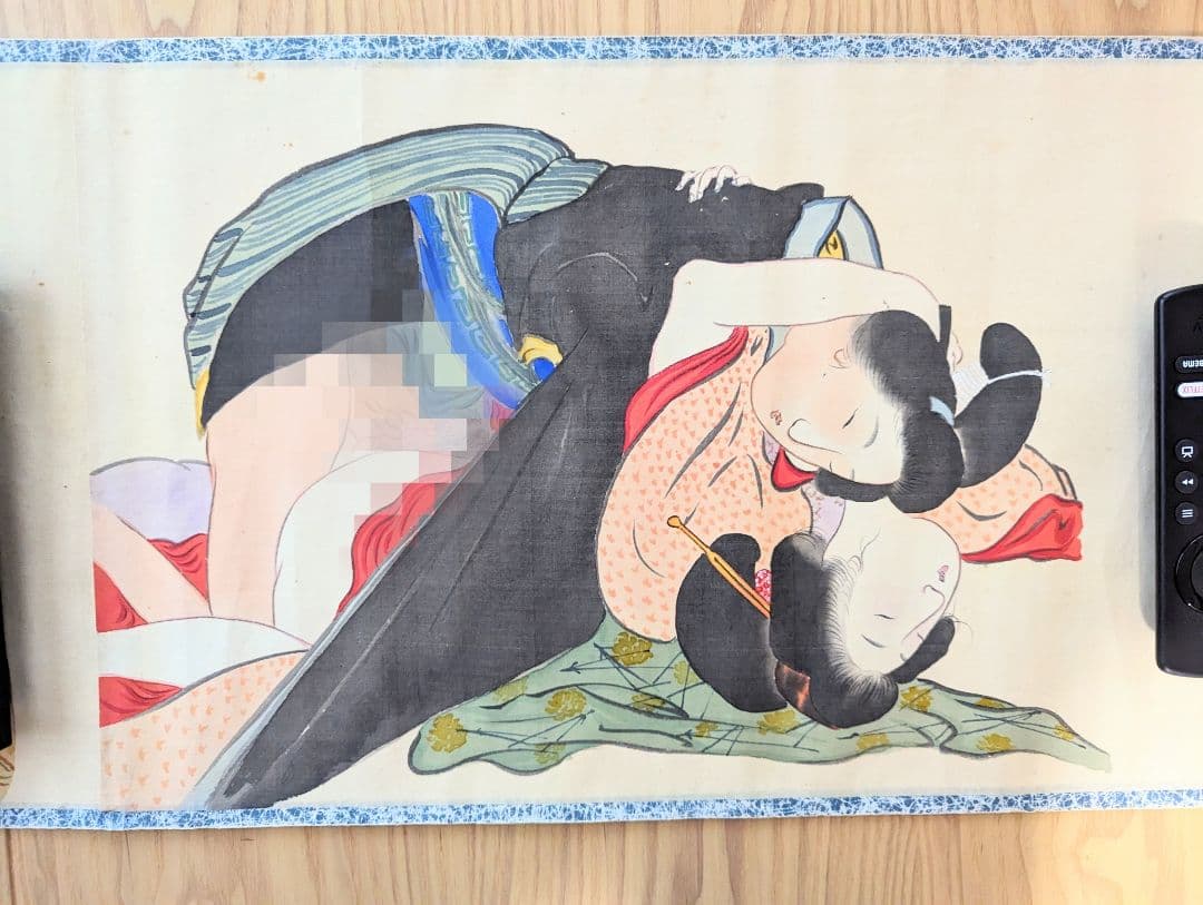 春画　巻物　浮世絵　蒔絵　希少　アンティ―ク　古美術品　骨董