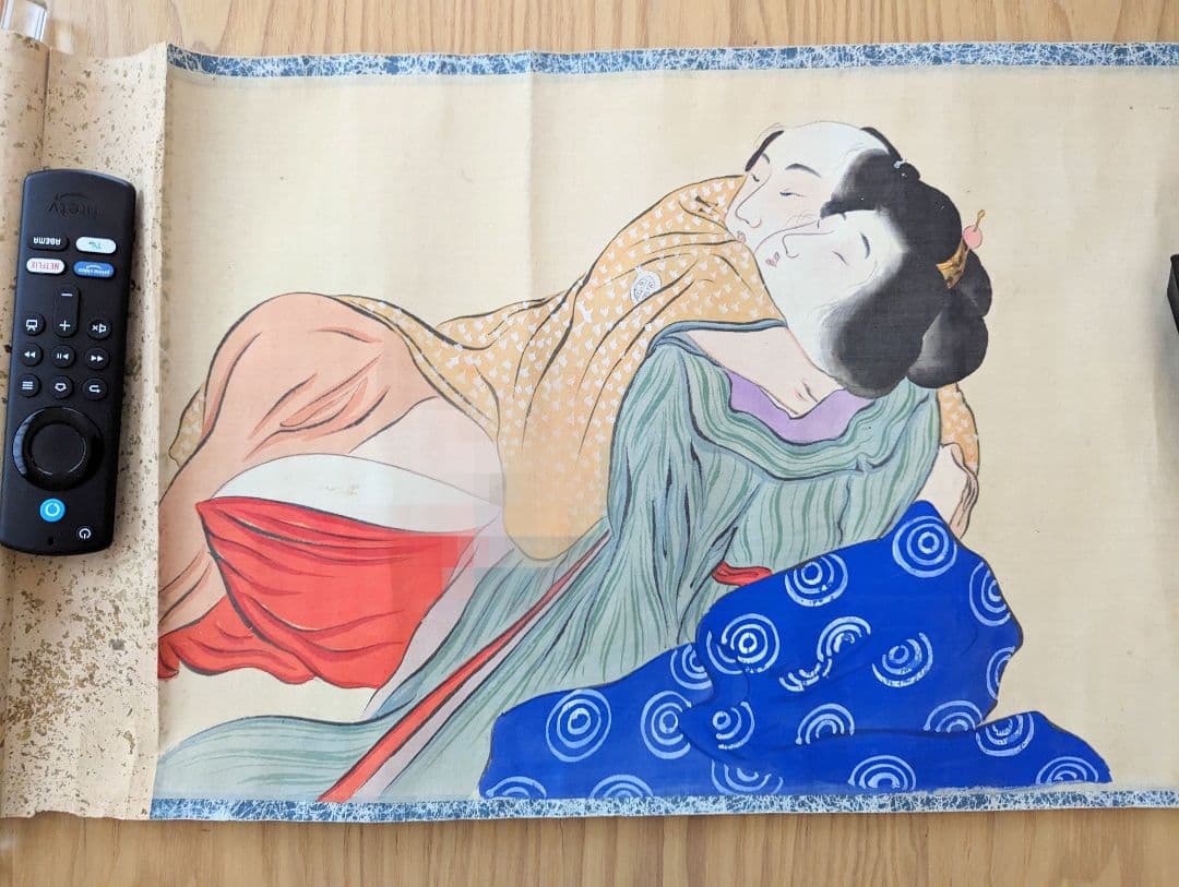 春画　巻物　浮世絵　蒔絵　希少　アンティ―ク　古美術品　骨董