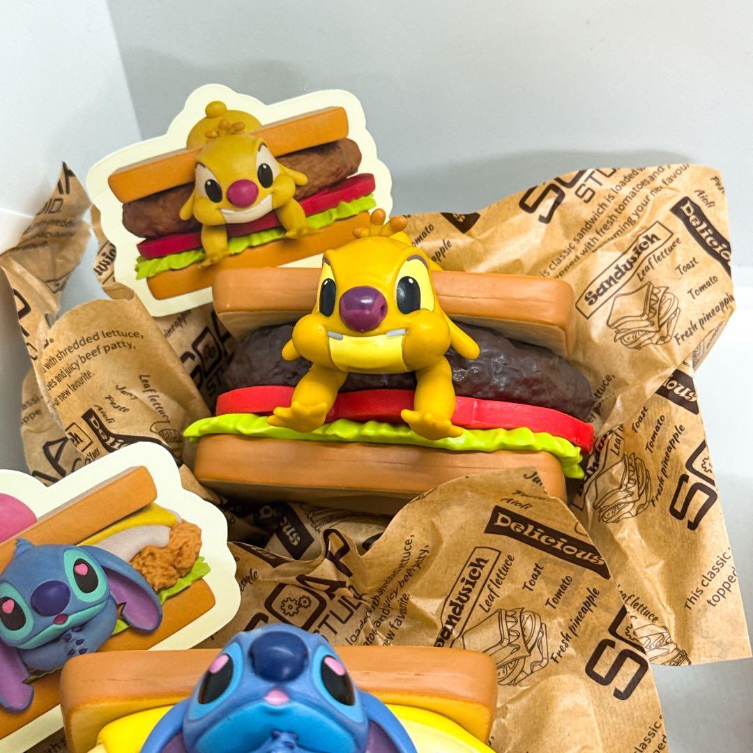 【新品未使用】ソープスタジオ　リロ＆スティッチ　サンドイッチフィギュア５点