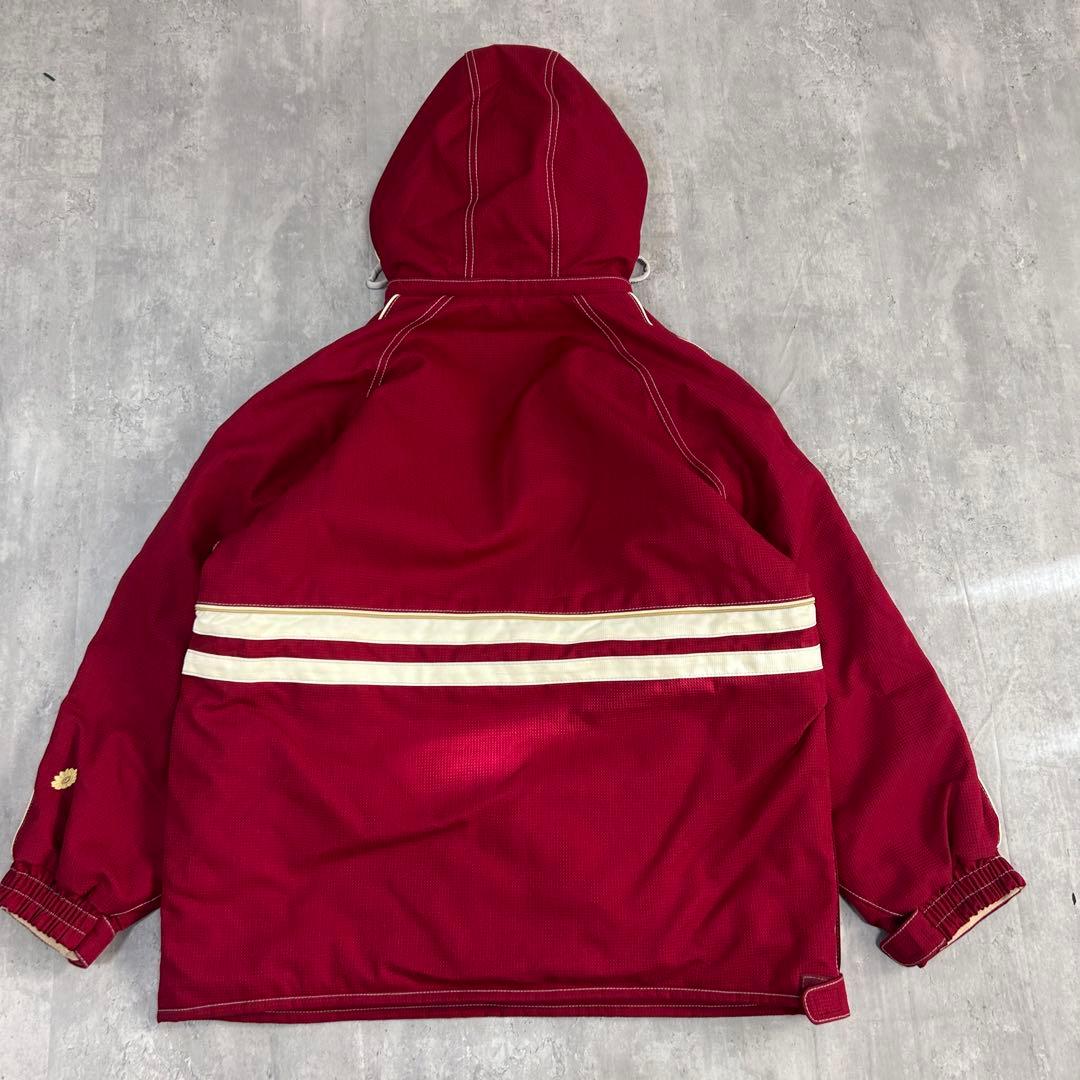 A803【未使用級】エレッセ スキーウェア 上下セット レディースL 花柄刺繍