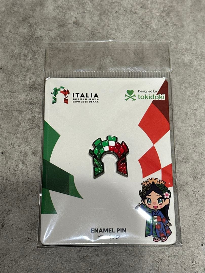 tokidoki イタリアパビリオン　ピンバッジ