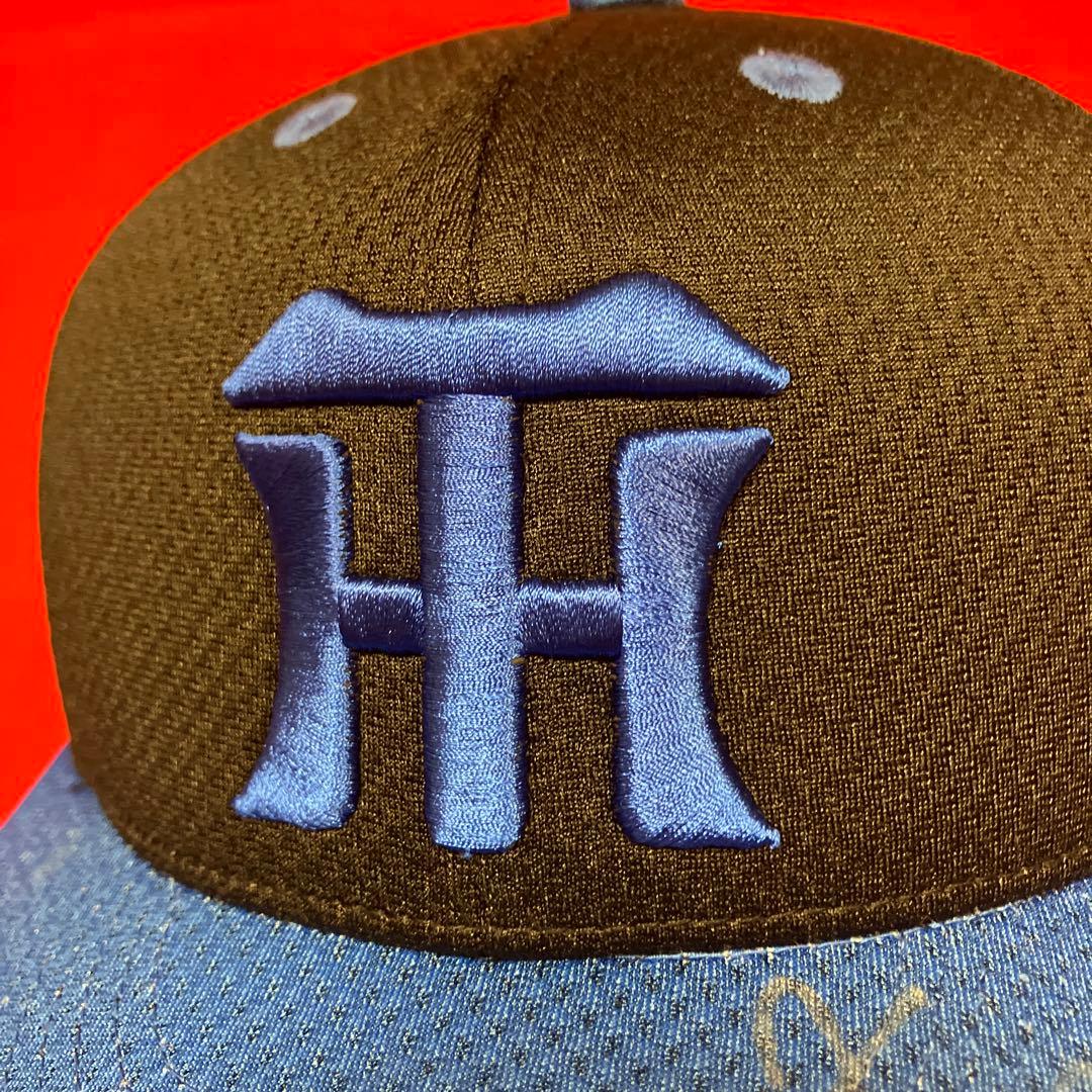 阪神タイガース プロコレキャップ 片山捕手実使用 球団支給品 サイン入り