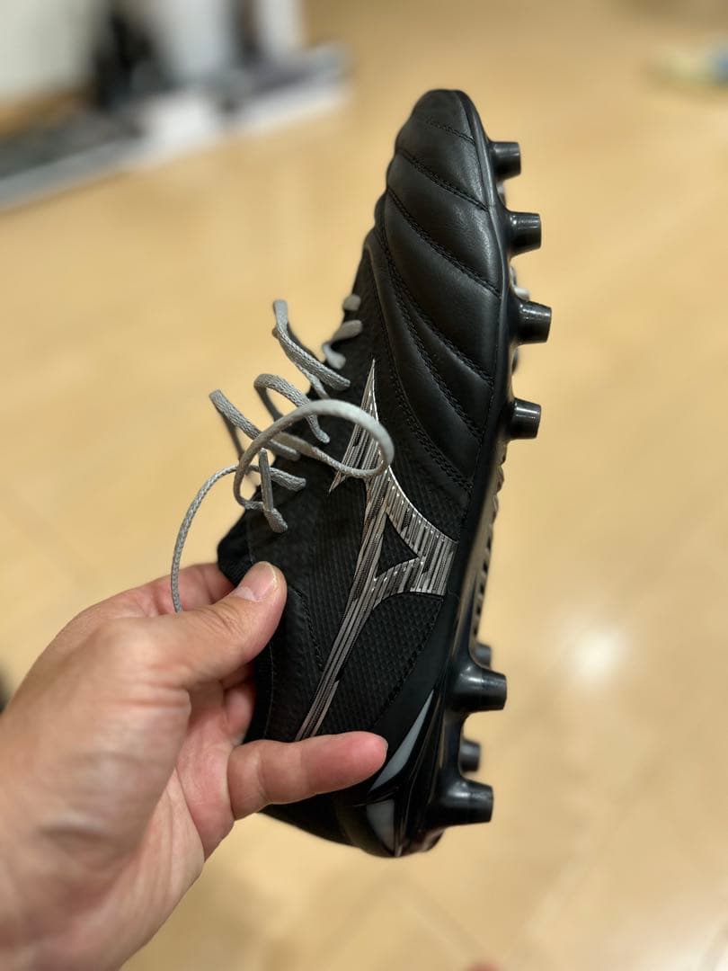 Mizuno ブラック サッカーシューズ スパイク