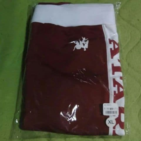 【対策済:美品】【ソックス付】新しい学校のリーダーズ 赤ジャージ上下セットXL