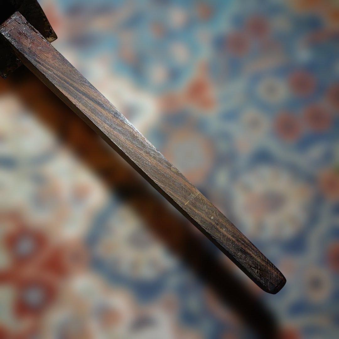 沖縄三線　黒檀　強化二重貼り　棹430g