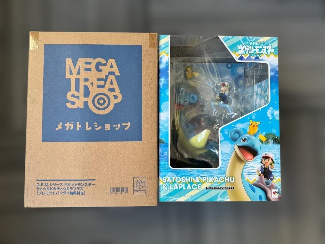 ポケットモンスター サトシ&ピカチュウ&ラプラス フィギュア