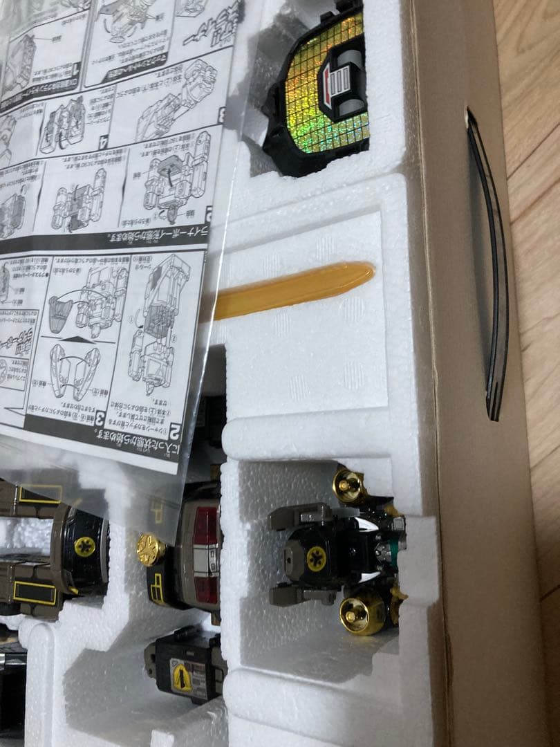 救急戦隊ゴーゴーファイブ ブラックDXマックスビクトリーロボ※合体後マスクなし