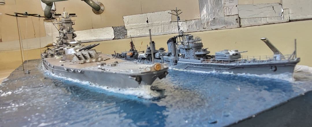 雪風駆逐艦と戦艦大和(1/450)の沖縄特攻or雪風映画のパンフレット