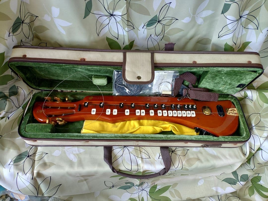 電気大正琴 こはく ソプラノ CHK-1 鈴木楽器製作所 ケース付き美品