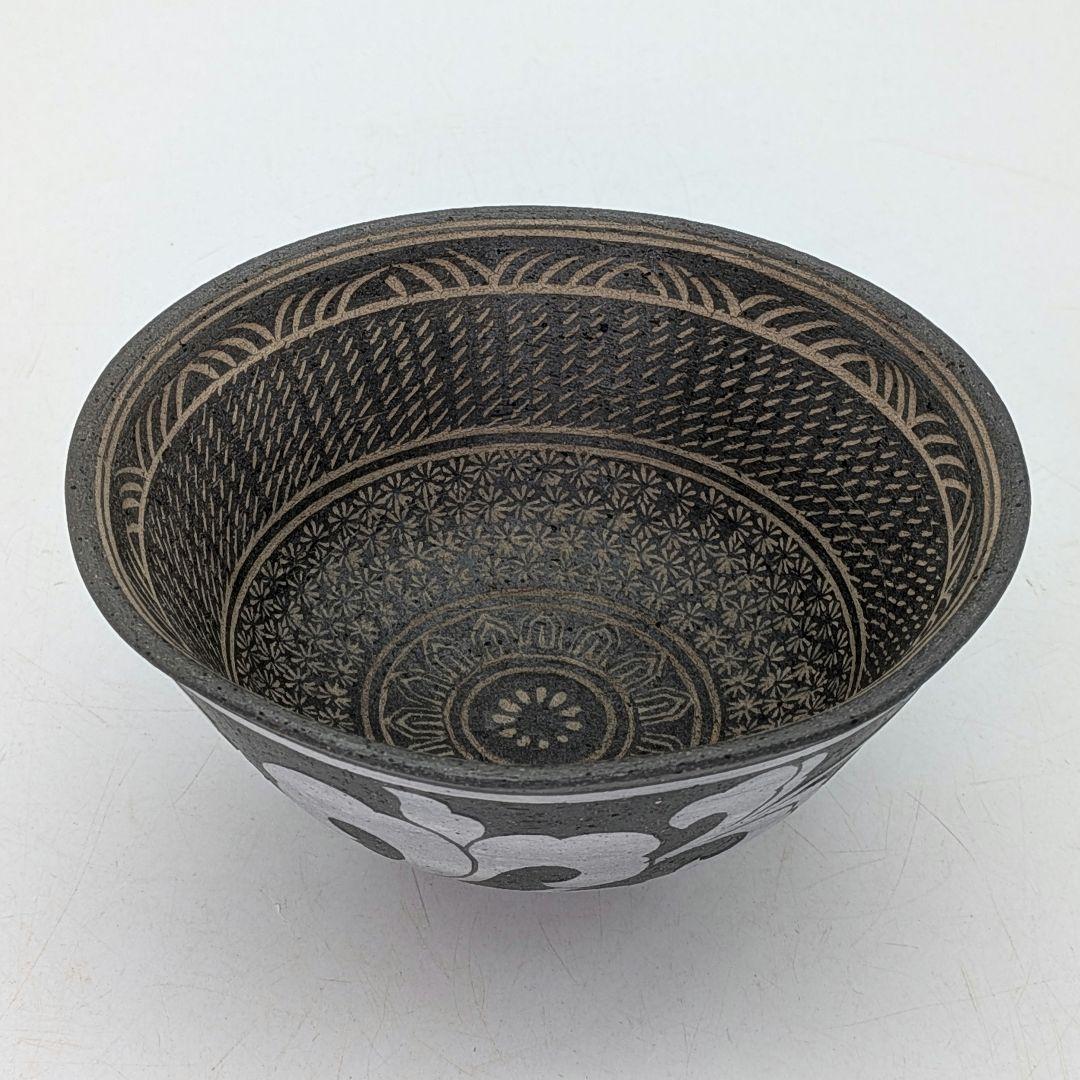 新羅窯 柳孝雄 新羅土器茶盌 共箱 抹茶碗 抹茶茶碗 茶道具 茶器 食器 在銘