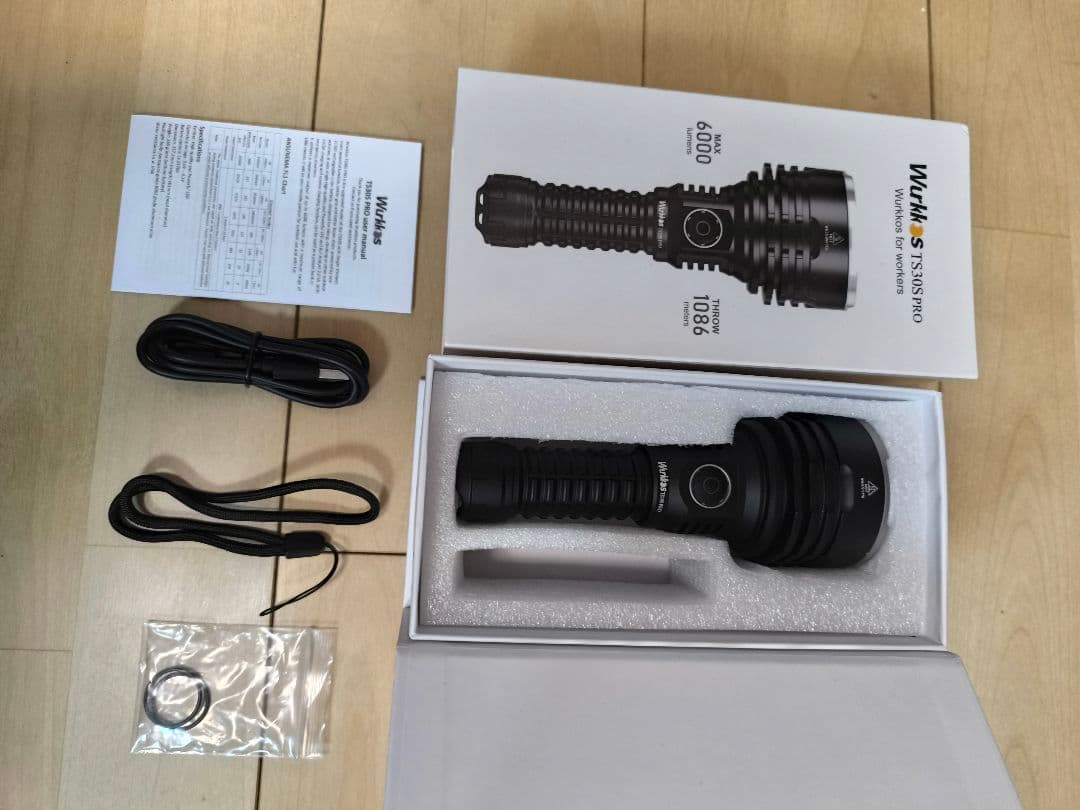 【1086m超遠距離照射】Wurkkos TS30S PRO 6000lm