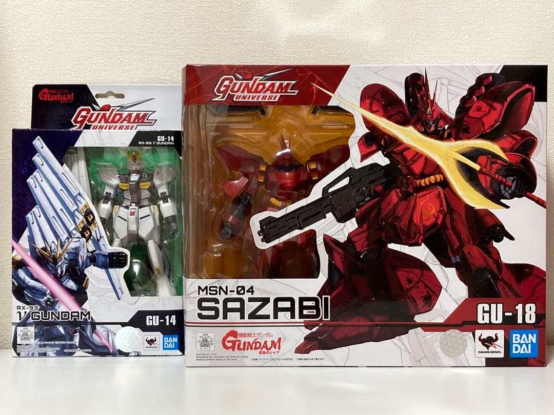 【新品 未開封】 ガンダムユニバース 逆襲のシャア νガンダム サザビー セット