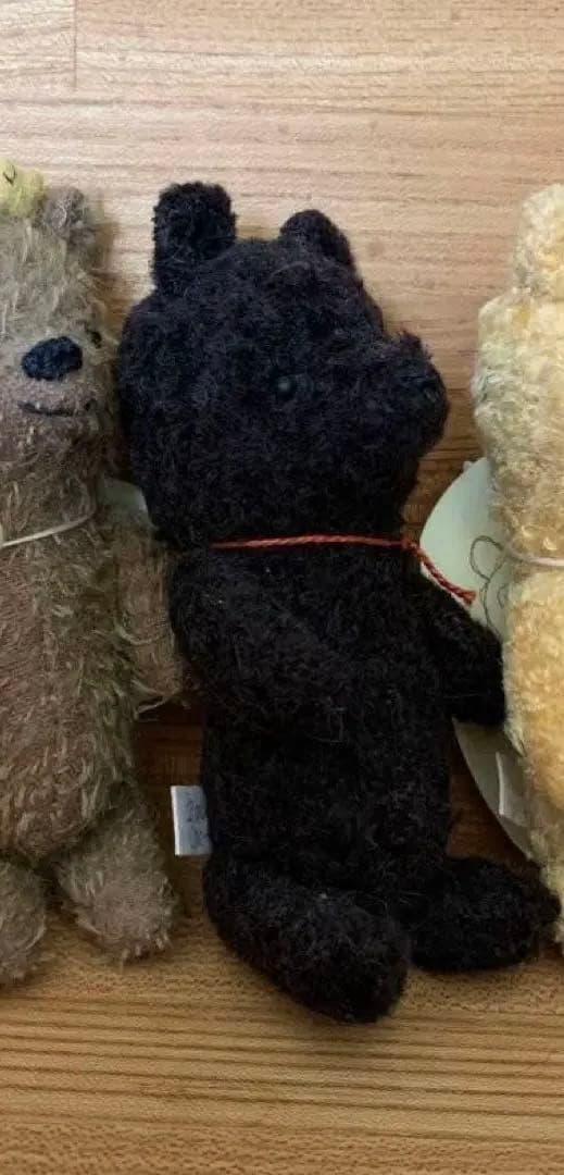 クロクマ　Lucky Peanuts 様　テディベア　国内作家