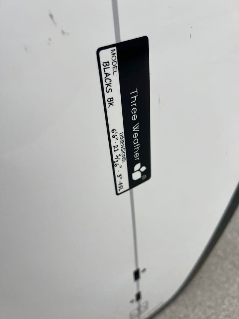 サーフボード　THREE WEATHER 6.6 直接手渡希望大阪