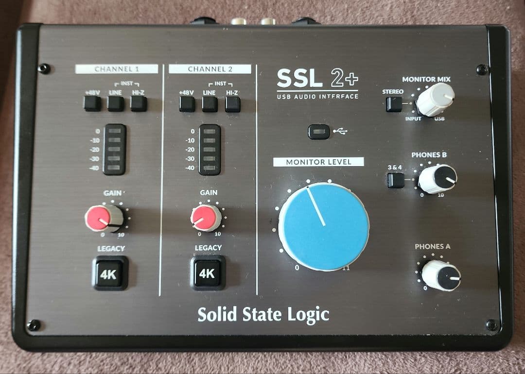 SSL 2+ オーディオインターフェース Solid State Logic