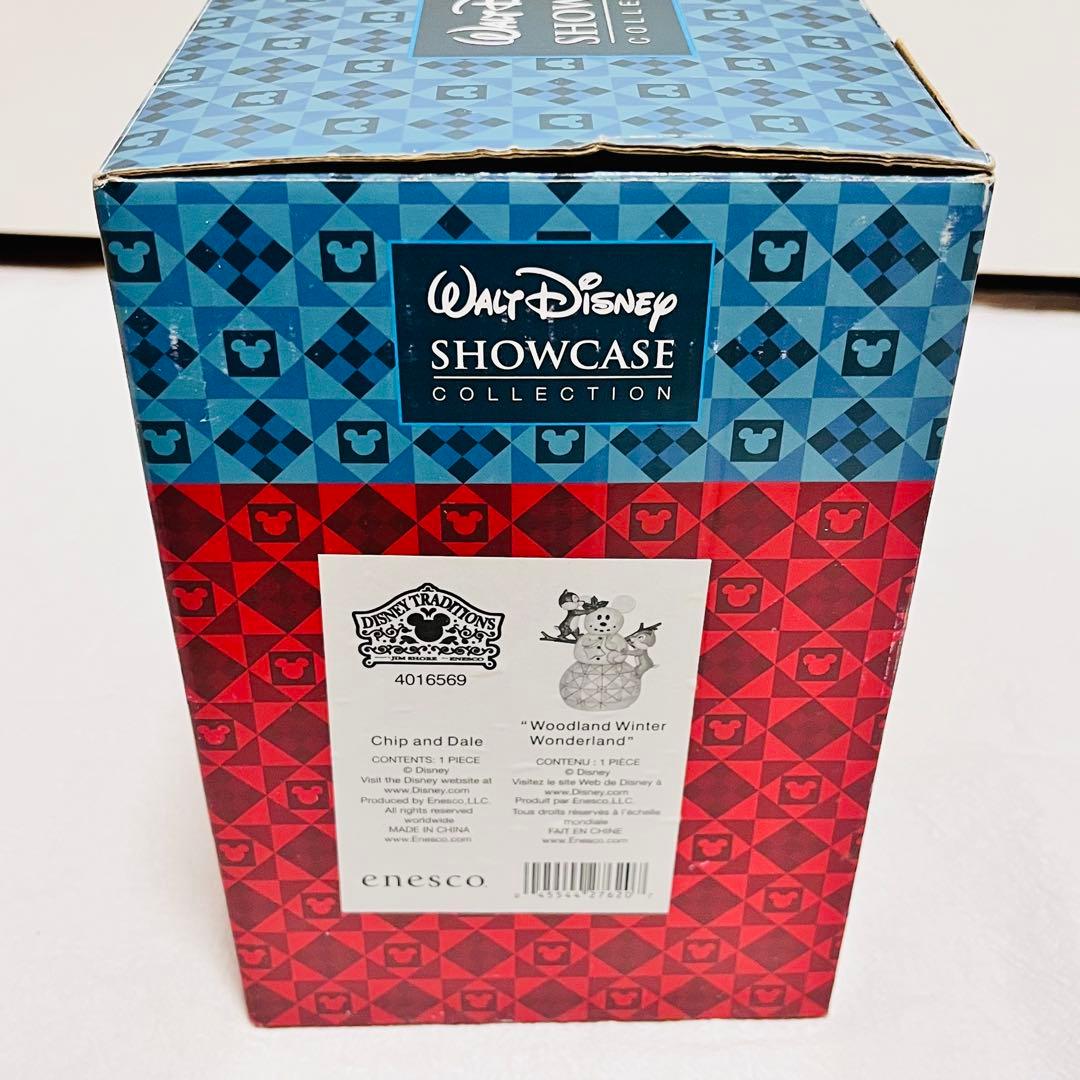 ディズニー　エネスコ　トラディション　ジムショア　チップ　デール　雪だるま