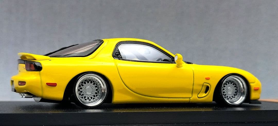 1/43　マツダ　RX-7改　FD3S　BBS-RS　アルミ製　深リム
