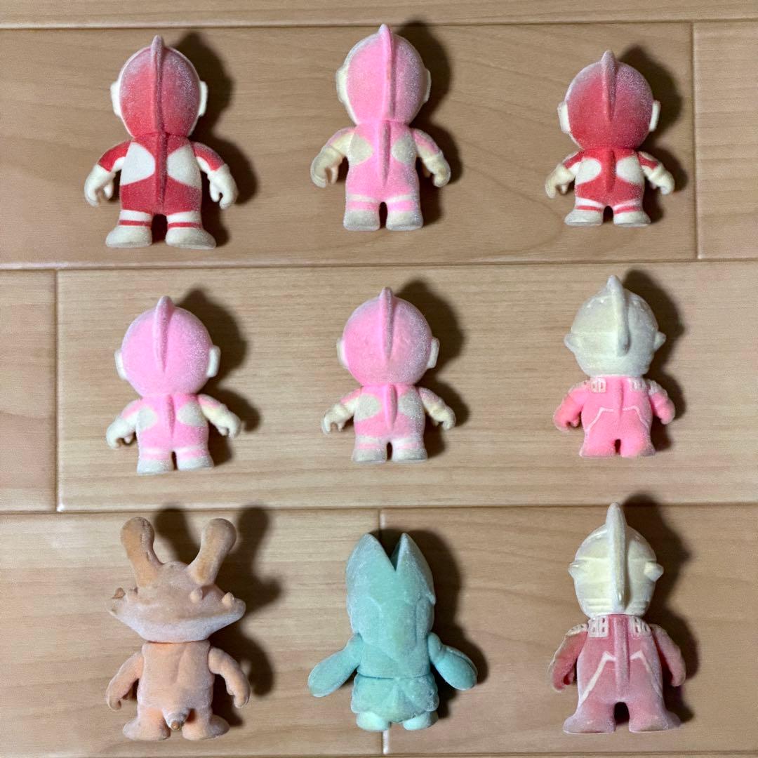 【激レア】ウルトラマングラフィティ フロッキー加工 フィギュア 9体セット 希少