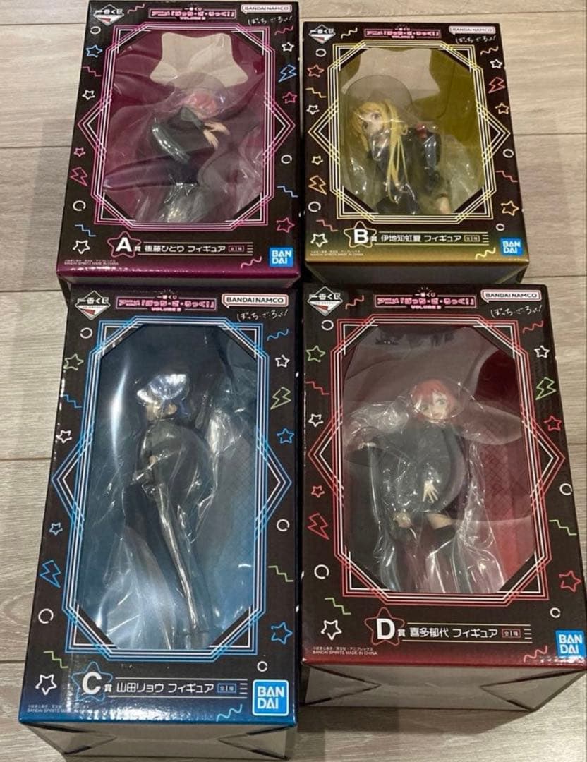 ぼっち・ざ・ろっく！ 一番くじ vol.3 フィギュア ４種セット