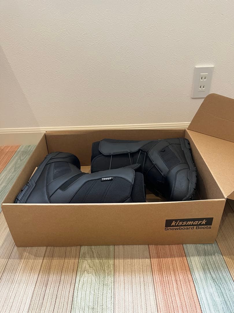激安【超美品】キスマークkismark スノーボードブーツ28.0cm ブラック