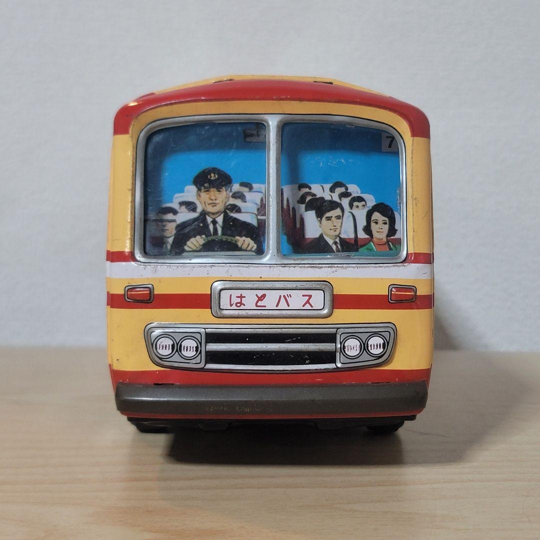 土日限定価格 昭和レトロ ブリキ PMA製 はとバス 40cm