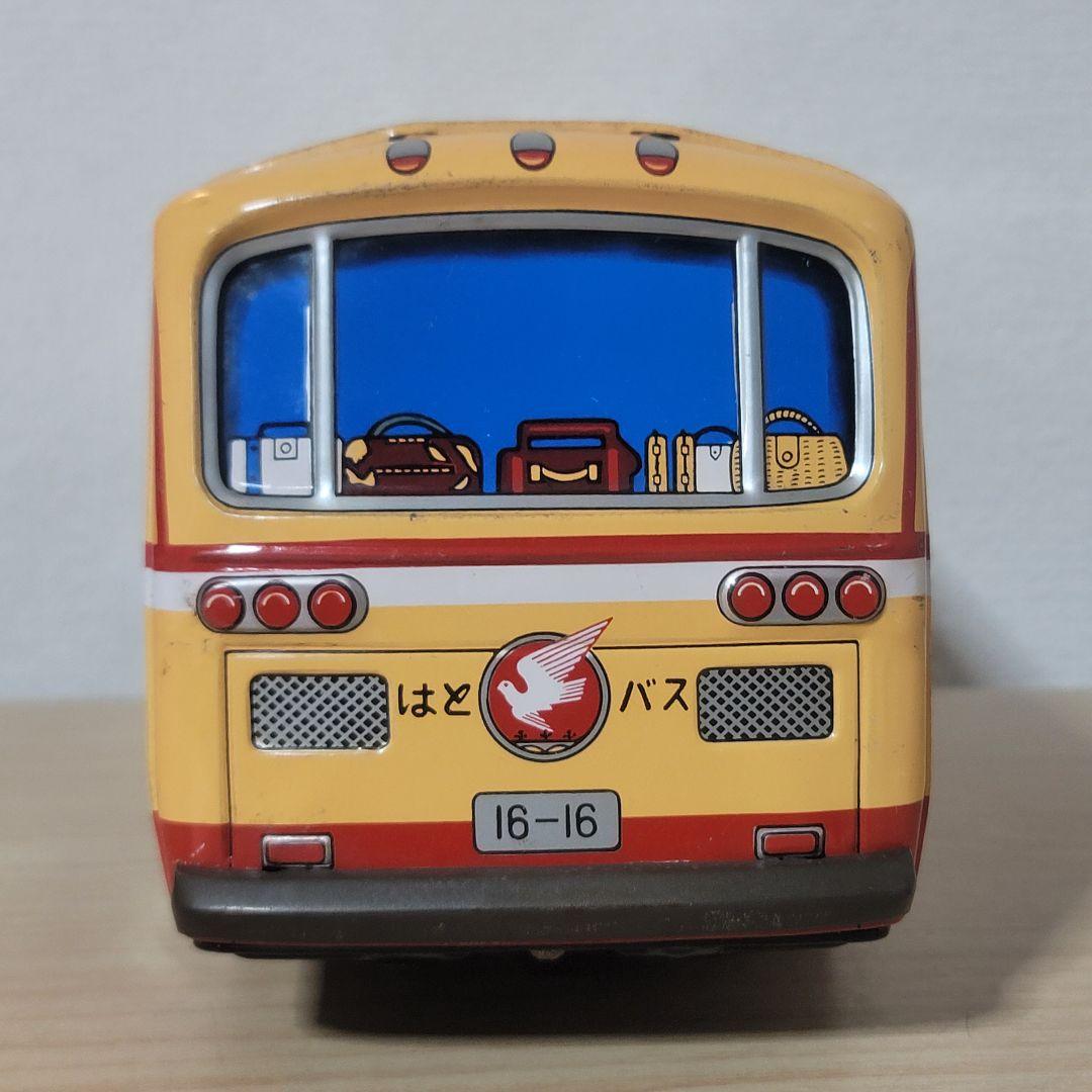 土日限定価格 昭和レトロ ブリキ PMA製 はとバス 40cm