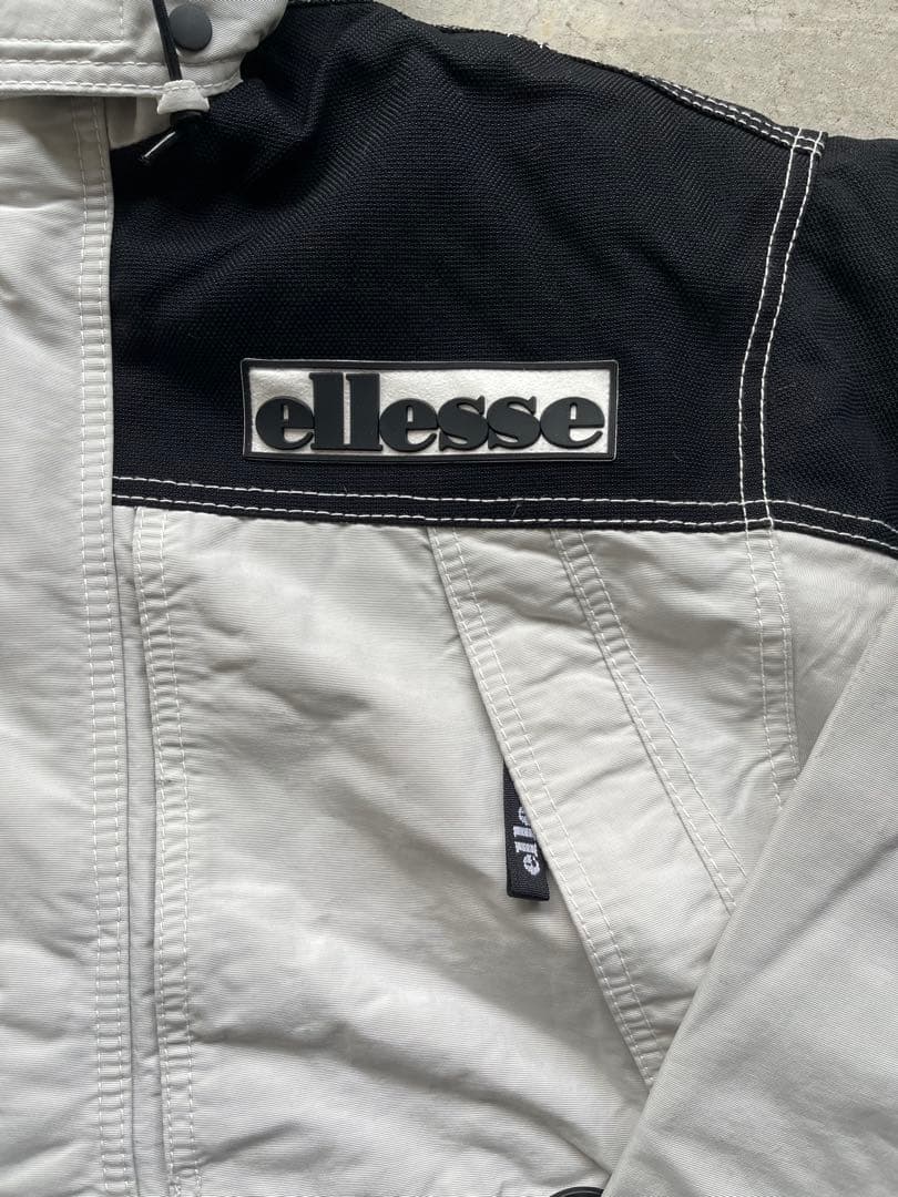 90s ellesse スキーウェア ホワイト/ブラック