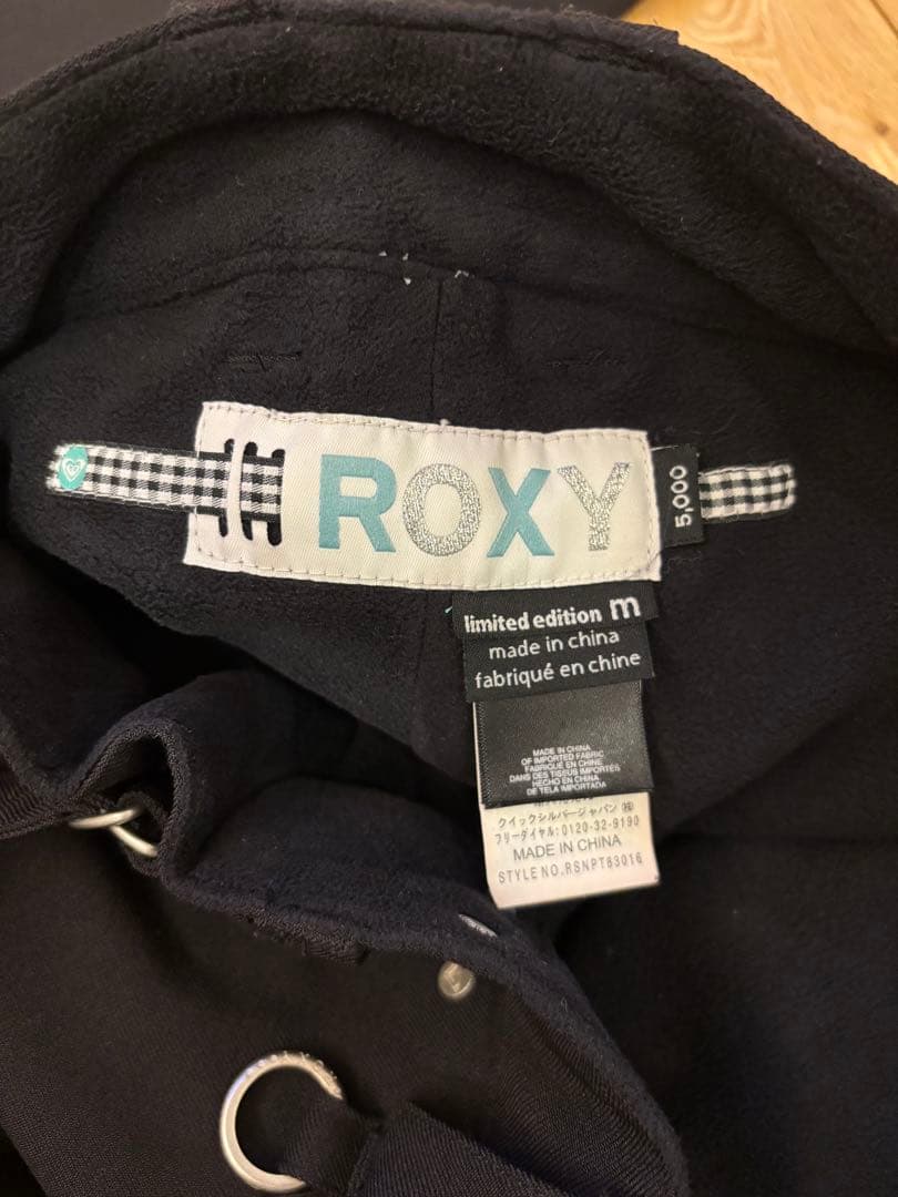 ROXY ロキシー　スノーボード　スキー　ウエア　パンツ　黒　ブラック