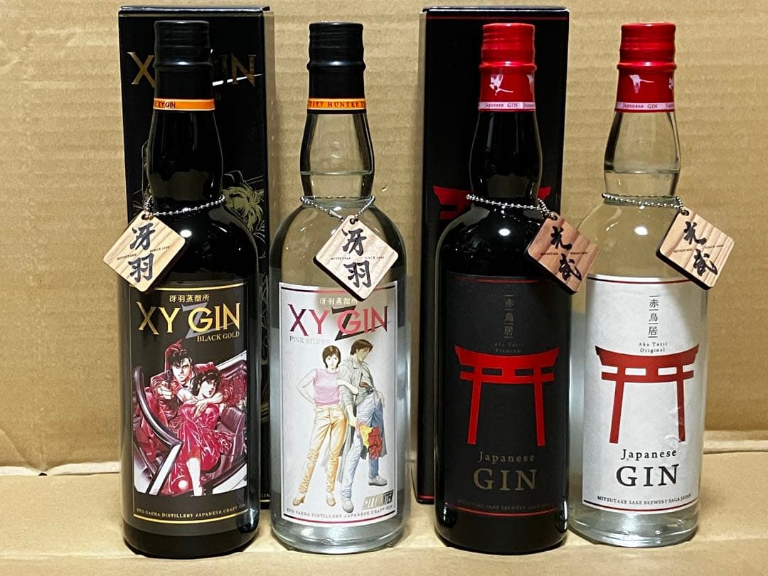 ★赤鳥居 ジン 4本 シティハンターコラボ GIN スピリッツ