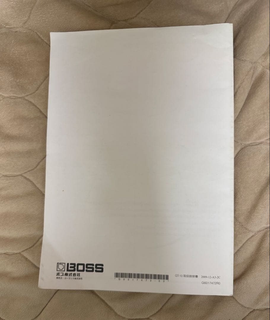 BOSS GT-10 エフェクター　ケースリュック付