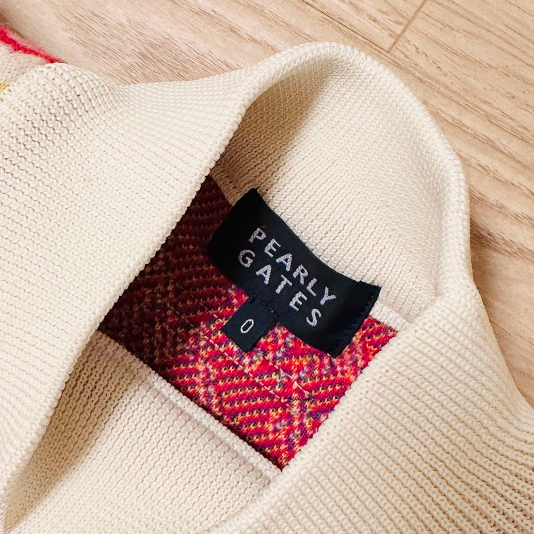 パーリーゲイツ 落書き厚手セーター ニット サイズ0