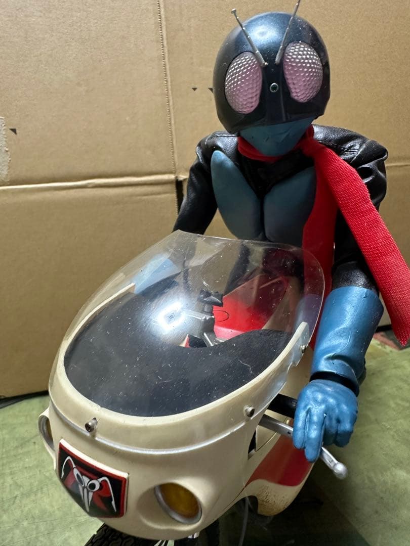 リアルアクションヒーローズ DX 仮面ライダー旧1号 & サイクロン号