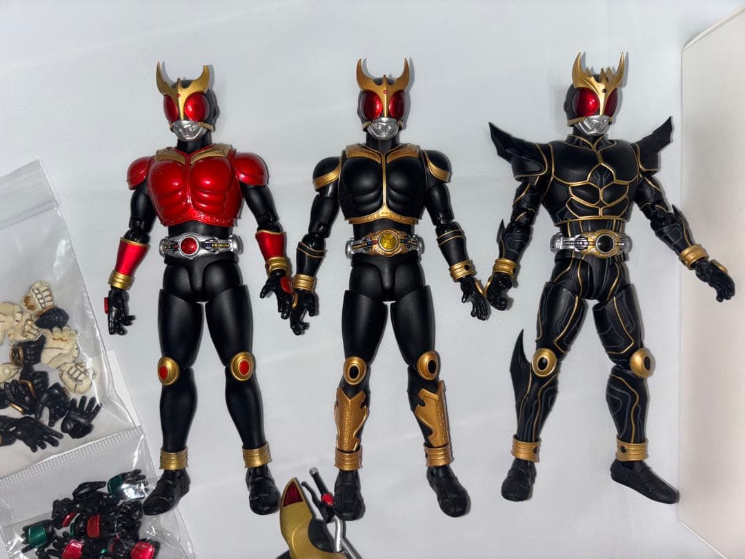 真骨彫 仮面ライダークウガ 7体&トライチェイサー＆ビートチェイサー セット売り