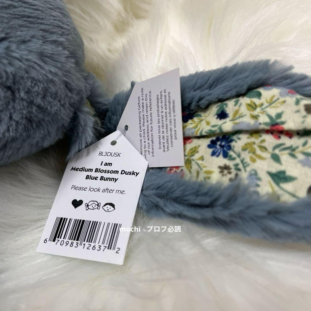  Medium BlossomDuskyBlueBunnyうさぎ