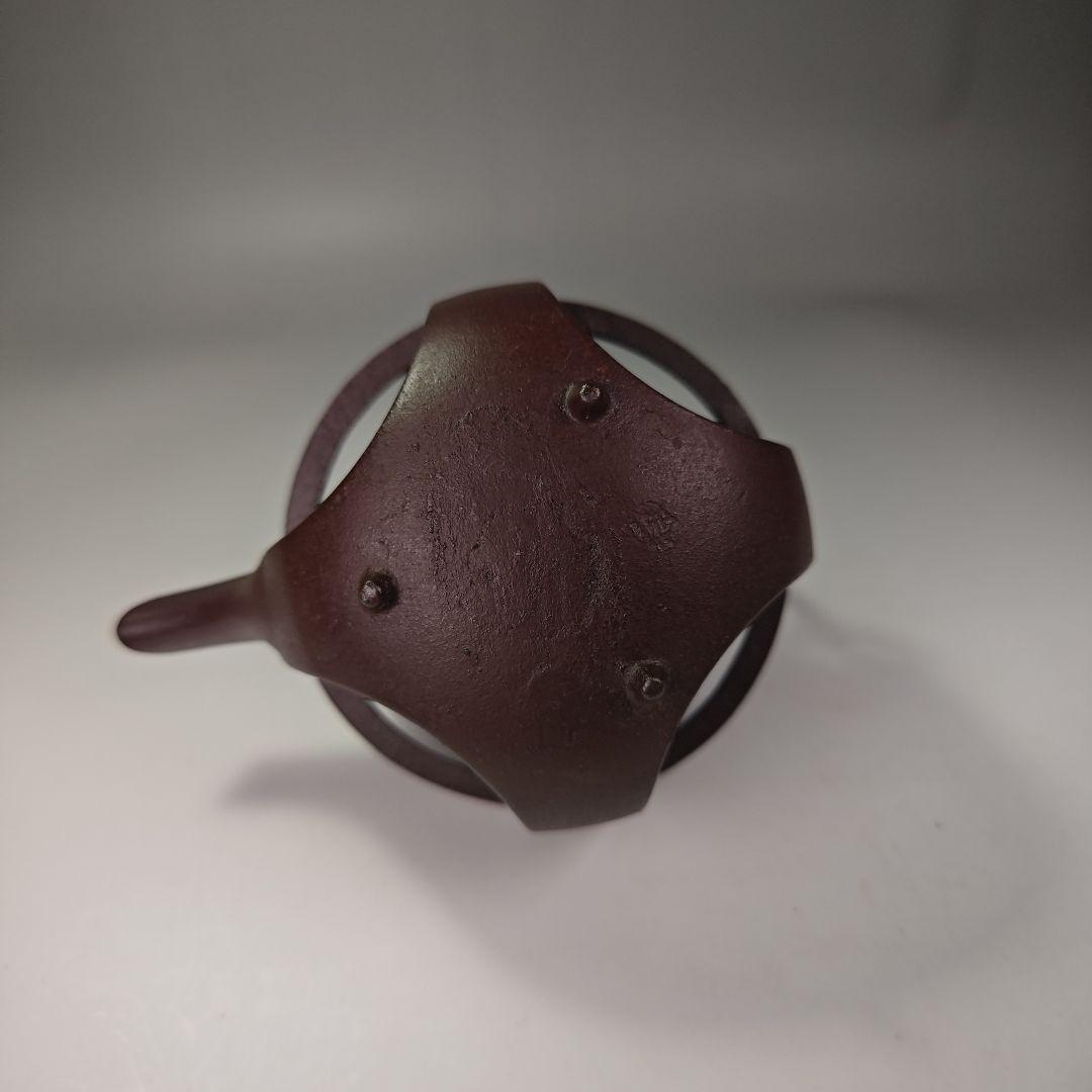 ウ319 銚子『釜師　佐藤浄清造』『七宝銚子　染付替蓋付　共箱　鉄製』茶道具