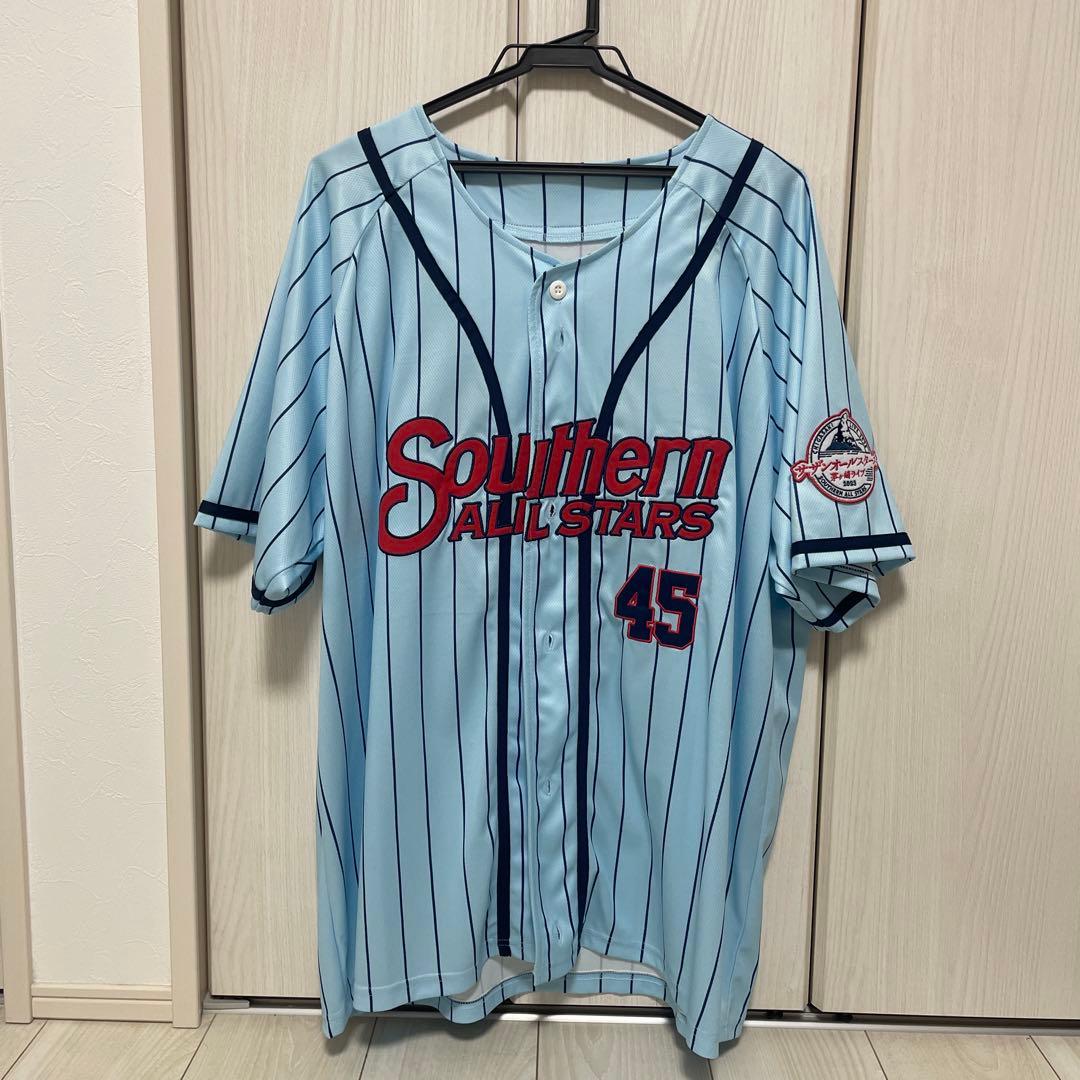貴重Lサイズ 45周年サザンオールスターズ茅ヶ崎ライブSASベースボールシャツ