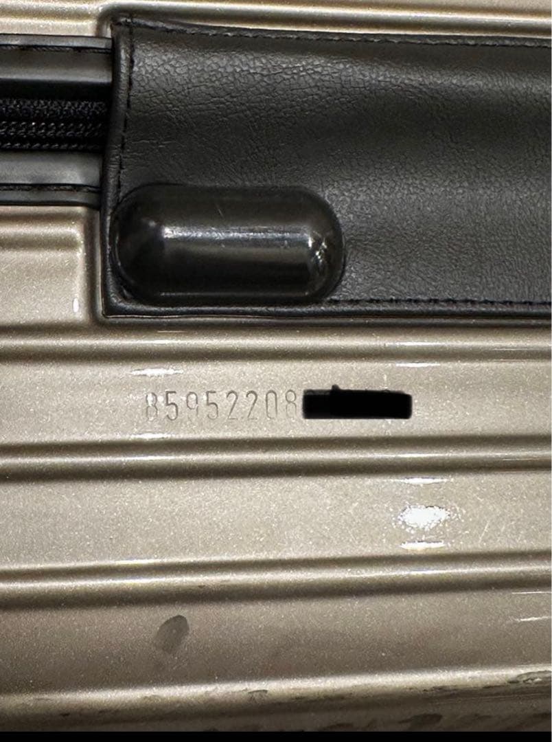 RIMOWA ブラウンゴールドキャリーケース